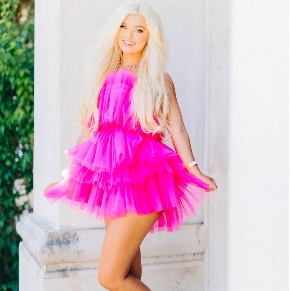Tulle Size Small Mini Dress - Picture 7 of 8